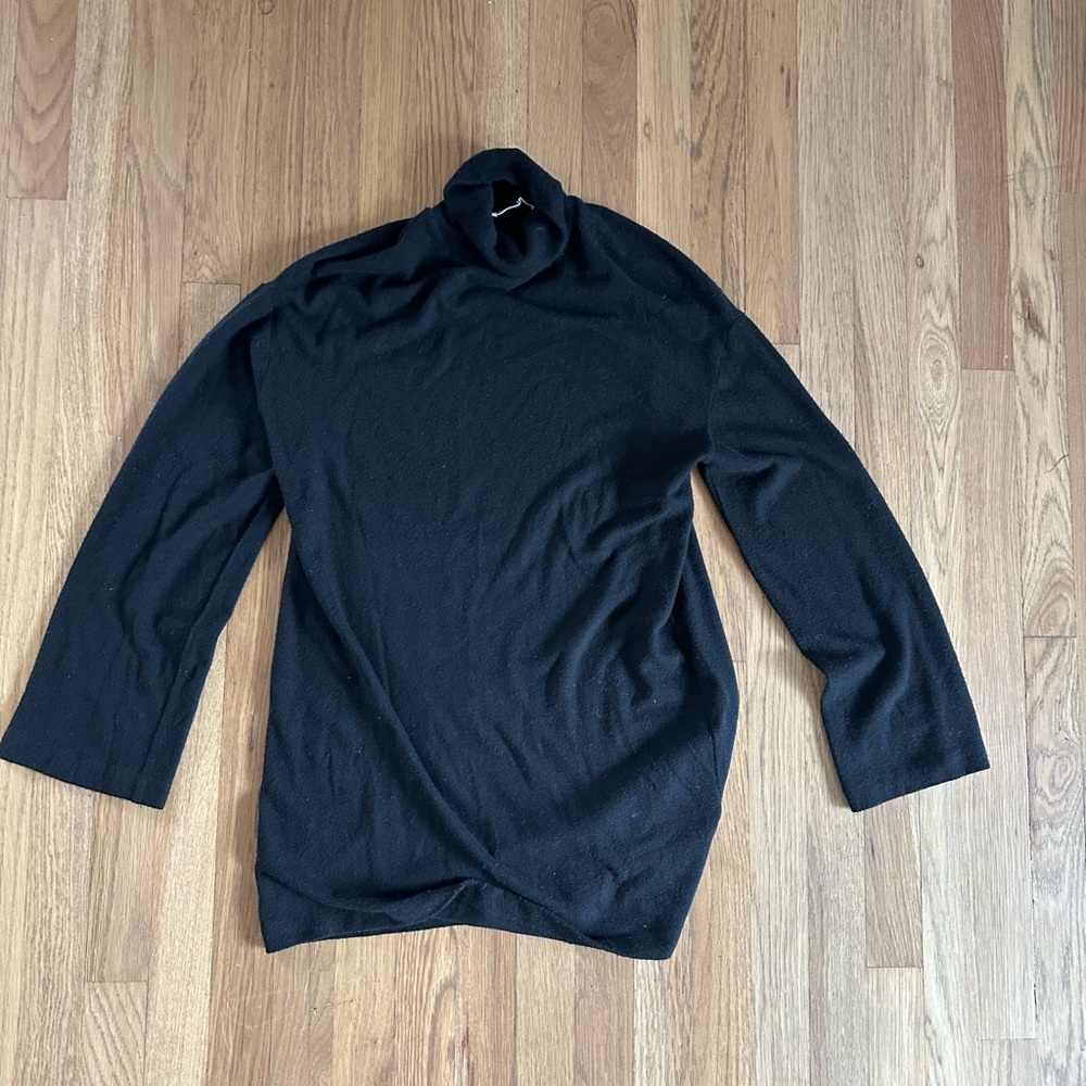 Reformation black cashmere sweater dress XS nwot - Picture 2 of 4